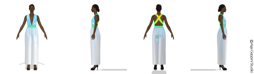 fashion 3D samples Asja Geppini Studio 3D Sampling Virtual Fit